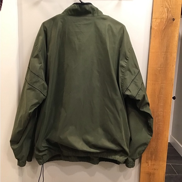 Van Heusen Club Jacket Lightweight Windbreaker Pullover Golf Jacket Green XL - Picture 6 of 11